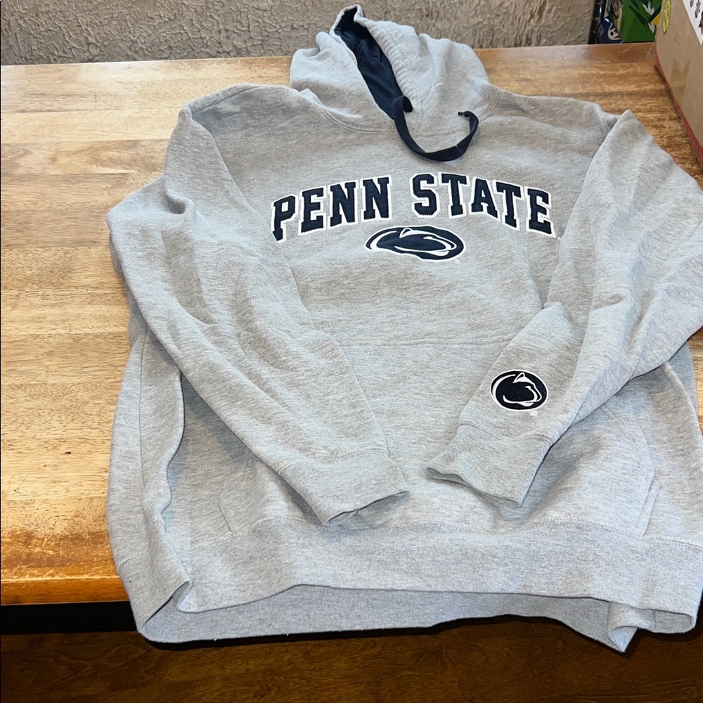 Gray Penn State Hoodie
